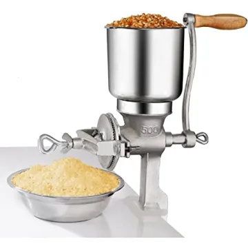 Premium Cast Iron Corn Grinder for Grains and Nuts