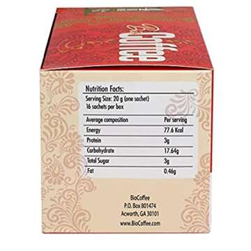 Bio Coffee- First Organic Instant Non-dairy Alkaline Coffee (1 Box)