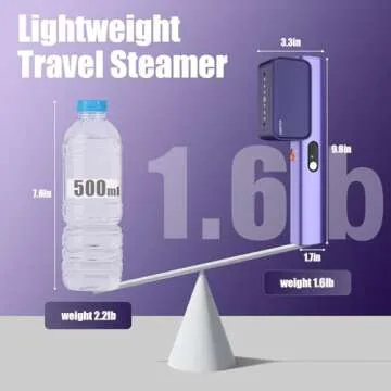 100-240V Travel Steamer - Fast Heat & Portable Design