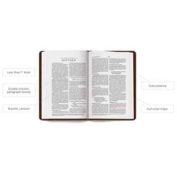 ESV Thinline Bible, Red Letter (Natural Leather, Brown, Flap with Strap)