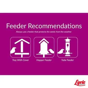 Lyric Sunflower Kernels Wild Bird Food 25 lb No Waste