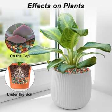 Virekm Colorful Landscaping Pebbles for Home and Garden