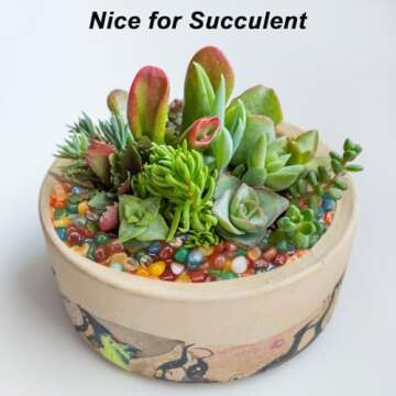 Virekm Colorful Landscaping Pebbles for Home and Garden