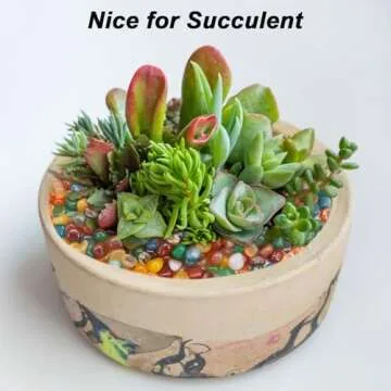 Virekm Colorful Landscaping Pebbles for Home and Garden