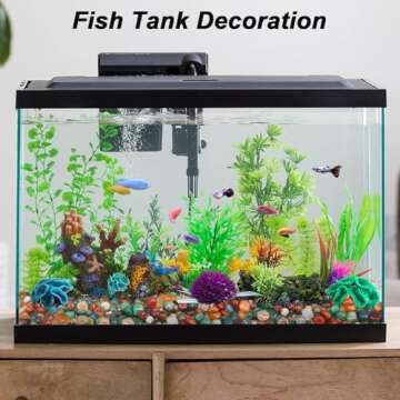 Virekm Colorful Landscaping Pebbles for Home and Garden