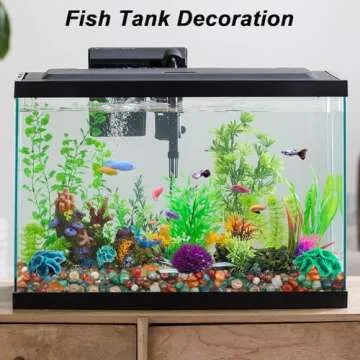 Virekm Colorful Landscaping Pebbles for Home and Garden