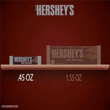 HERSHEY'S Milk Chocolate Snack Size 25 Candy Bars