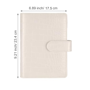 Stylish A5 Crocodile Binder with 90 Lined Sheets