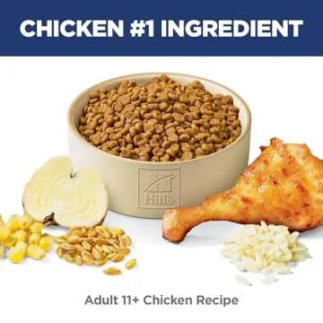Hill's Science Diet Adult 11+, Senior Adult 11+ Premium Nutrition, Dry Cat Food, Chicken Recipe, 15.5 lb Bag