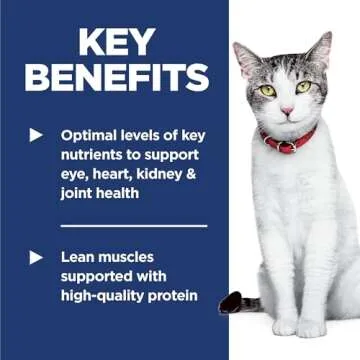 Hill's Science Diet Adult 11+, Senior Adult 11+ Premium Nutrition, Dry Cat Food, Chicken Recipe, 15.5 lb Bag