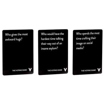 The Voting Game - The Hilarious Adult Party Card Game About Finding Out Who Your Friends are - Perfect for College Students, Fun Parties and Board Games Night with Your Friends