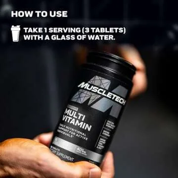 Muscletech Platinum Multivitamins for Energy & Immunity