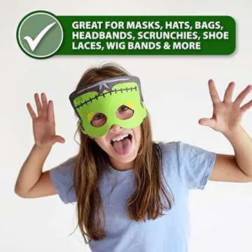 Mandala Crafts 1/4 Inch Black Elastic Bands for Crafting