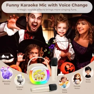 Karaoke Machine for Kids and Adults with Microphones