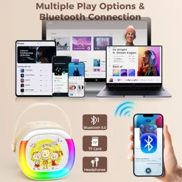 Karaoke Machine for Kids and Adults with Microphones