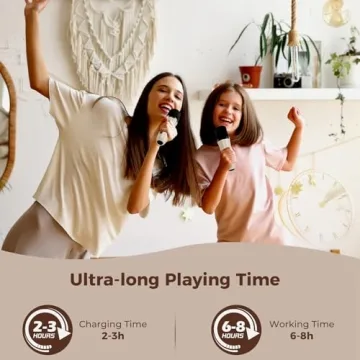 Karaoke Machine for Kids and Adults with Microphones