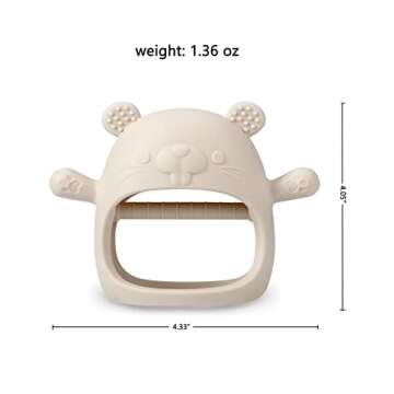 PandaEar Silicone Baby Teething Toys for Soothing Relief