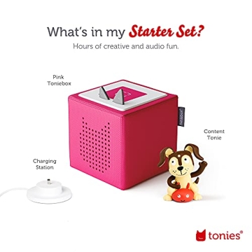 Toniebox Audio Player Starter Set with Playtime Puppy Pink