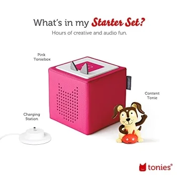 Toniebox Audio Player Starter Set with Playtime Puppy Pink