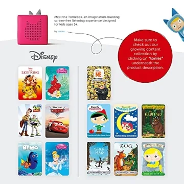 Toniebox Audio Player Starter Set with Playtime Puppy Pink