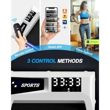 WELLFIT 10% Incline Walking Pad for Home Office Exercise