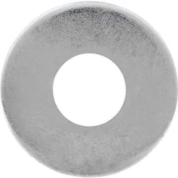 The Hillman Group USS Flat Washers, 1/2" Diameter, 9/16” Drive Size, Steel with Zinc Finish, 50 Pack