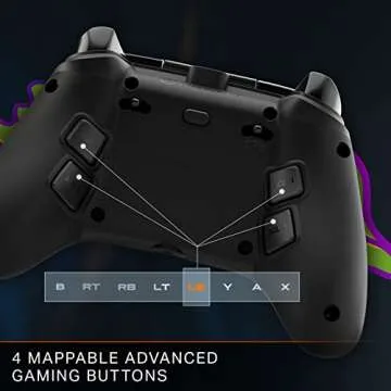 PowerA FUSION Pro 3 Wired Controller for Xbox Series X|S, Xbox One, Mappable Advanced Gaming Buttons, Xbox Controller, Trigger Locks, Black, Officially Licensed for Xbox