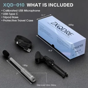 Professional ZXQDRE Measurement Microphone with Calibration File