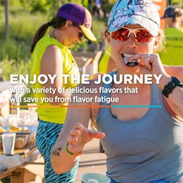 GU Energy Original Sports Nutrition Energy Gel, Vegan, Gluten-Free, Kosher, and Dairy-Free On-the-Go Energy for Any Workout, 24-Count, Vanilla Bean