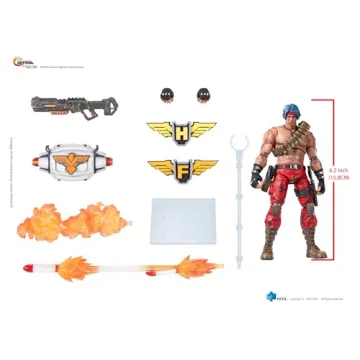Hiya Toys Contra Lance Bean Action Figure - Exclusive Collectible