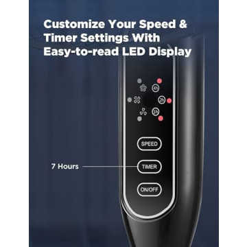 PELONIS 16" Remote Control Pedestal Fan for Cooling Comfort