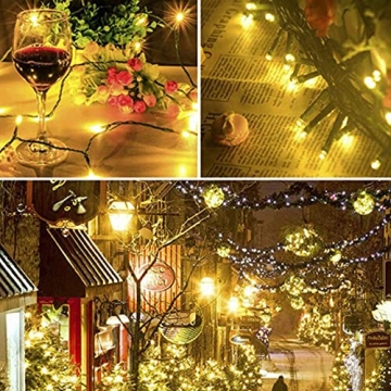66ft LED Christmas Decorative Mini Lights with 200 Bulbs