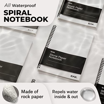 GAK. Stone Paper Waterproof Notebook for Smooth Writing