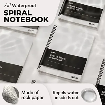 GAK. Stone Paper Waterproof Notebook for Smooth Writing