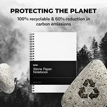 GAK. Stone Paper Waterproof Notebook for Smooth Writing