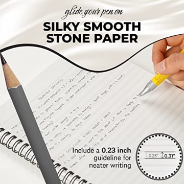 GAK. Stone Paper Waterproof Notebook for Smooth Writing