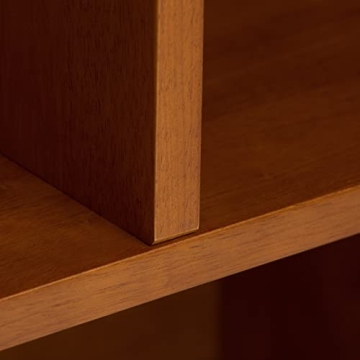 SIMPLIHOME Draper Solid Hardwood Modern Bookcase for All Spaces