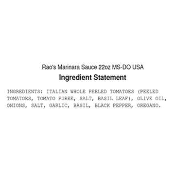 Rao's Homemade Marinara Sauce (22 Ounce ., 2 Pk.), 22 Ounce (980226016)