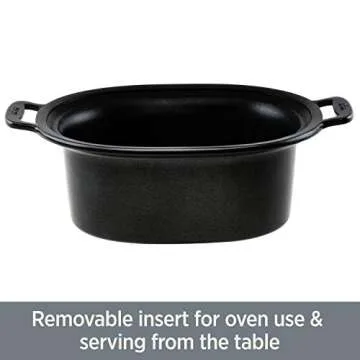 All-Clad 6.5 Quart Stainless Steel Ceramic Slow Cooker Oval