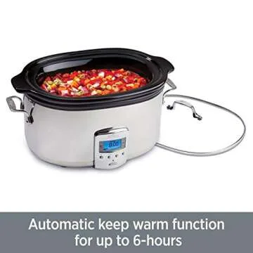 All-Clad 6.5 Quart Stainless Steel Ceramic Slow Cooker Oval