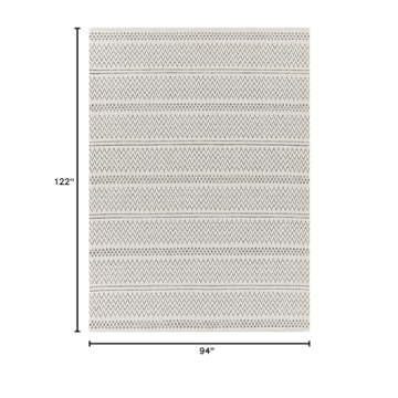 Stylish Mark&Day Aarau Silver Gray Area Rug 8x10