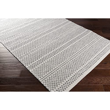 Stylish Mark&Day Aarau Silver Gray Area Rug 8x10