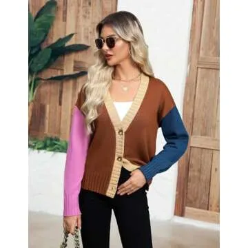 Stylish Zeagoo Women's Cropped Cardigan for Fall 2024