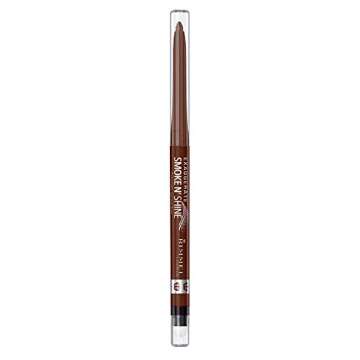 Rimmel London Exaggerate Smoke n' Shine Eye Definer Eyeliner, Long-Wearing, Gel Formula, Flake-Free, 002, Copper Bling, 0.01oz