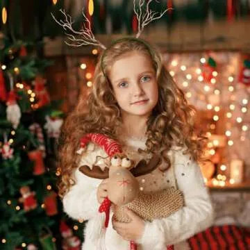 STOBOK Artificial Antler Dried Tree Branches,3pcs Plastic Manzanita Branches Decorative Plant Twigs Dry Branch Decor for Wedding Table Decoration Home Supplies Coffee