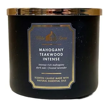 Mahogany Teakwood Candle by Bath & Body Works - 3-Wick Scented