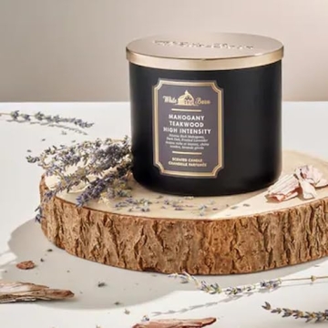 Mahogany Teakwood Candle by Bath & Body Works - 3-Wick Scented