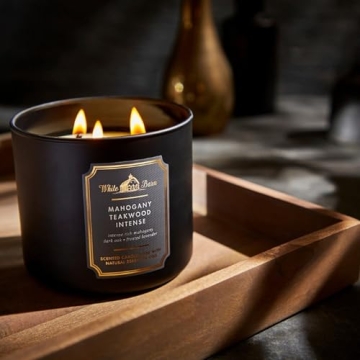 Mahogany Teakwood Candle by Bath & Body Works - 3-Wick Scented
