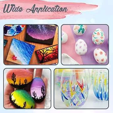 Kids Tempera Paint Set | Value Pack Includes 40 Washable Non-Toxic Colorful Paints (2oz bottles) & 15 Brushes | Metallic, Neon, Glow In The Dark, Glitter Paints | Paint For Arts & Crafts, Fun Projects