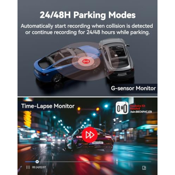 REDTIGER F9 Dash Cam - 4K & 1080P with Dual Cameras